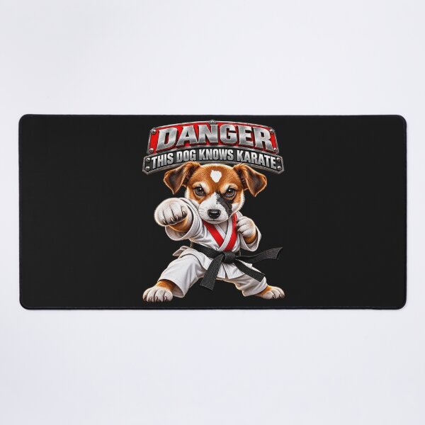 Item preview, Danger This Dog Knows Karate Black Belt designed and sold by JAR Designs .