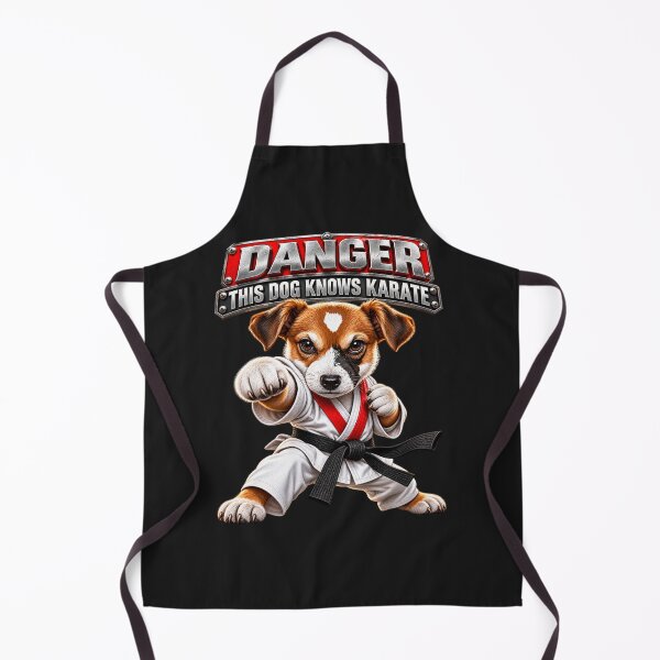 Item preview, Danger This Dog Knows Karate Black Belt designed and sold by JAR Designs and Development.