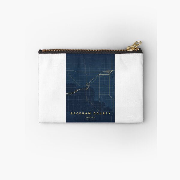 Item preview, Beckham County Oklahoma Map designed and sold by ReginaSeidman.