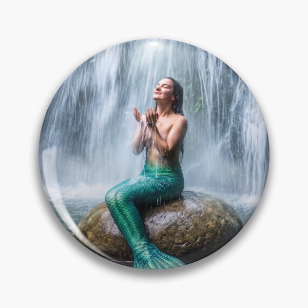 Item preview, Mermaid Beneath the Waterfall  designed and sold by artisfun333.