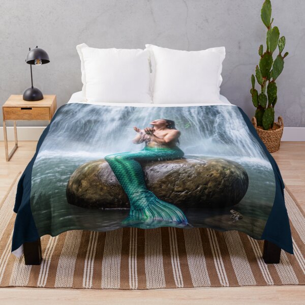Item preview, Mermaid Beneath the Waterfall designed and sold by artisfun333.