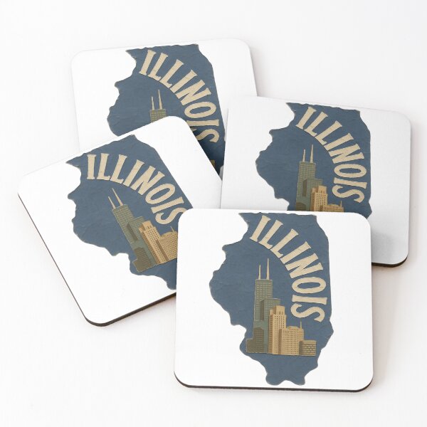 Item preview,  Illinois Map | Illinois State Outline | USA Map Art designed and sold by 22k Lab Studio.