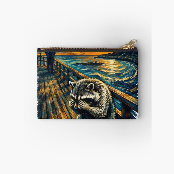 Item preview, Art1 Expressionist Screams Parody Funny Animal Artistics Raccoon For Kids Men Women designed and sold by MathiasFuchs.