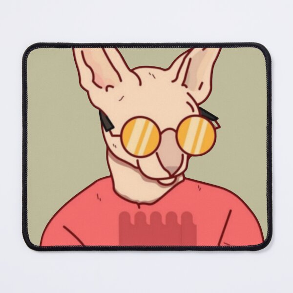 Item preview, Retro Sphynx Cat in Yellow Glasses designed and sold by Hawlamanst.
