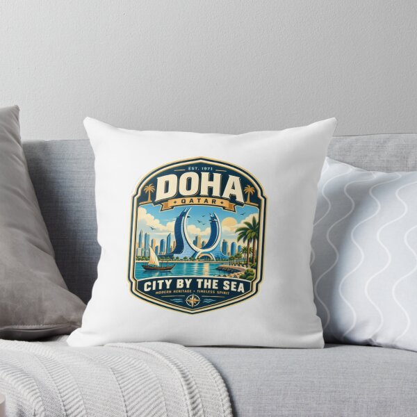 Item preview, Doha Qatar City By The Sea Travel Destination Souvenir designed and sold by kristyparkStar3.
