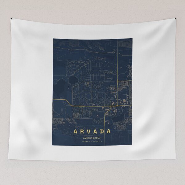 Item preview, Arvada Colorado City Map Poster designed and sold by ReginaSeidman.