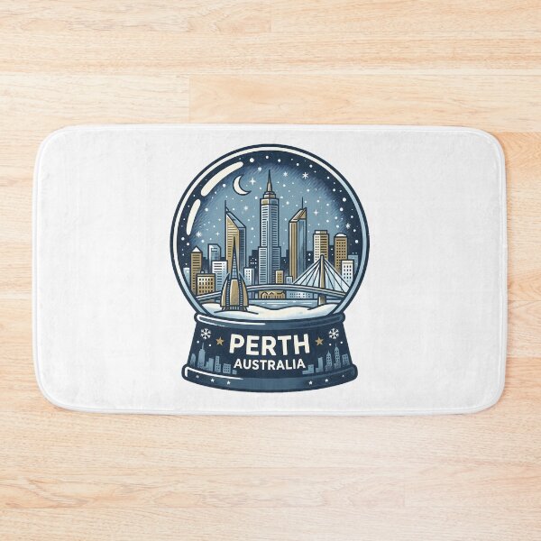 Item preview, Vintage Perth Snow Globe Travel Badge designed and sold by k3rstman1.