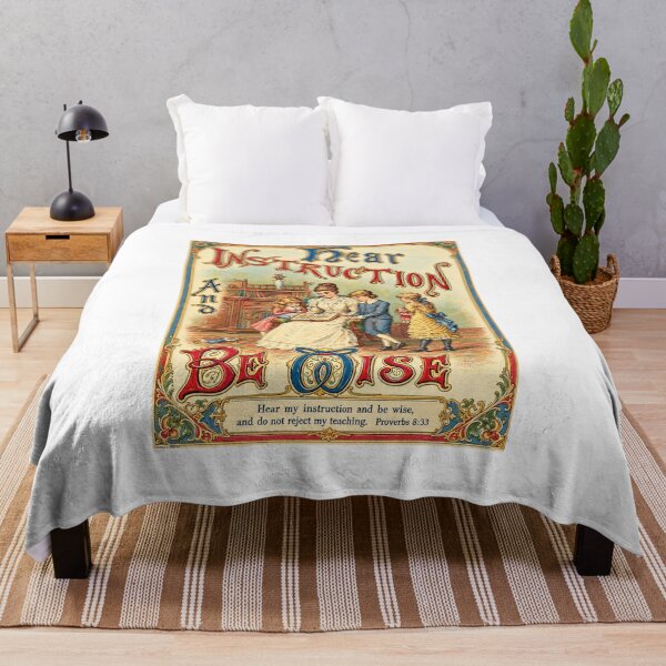 Item preview, Hear Instruction and Be Wise designed and sold by Pictures With A Message.
