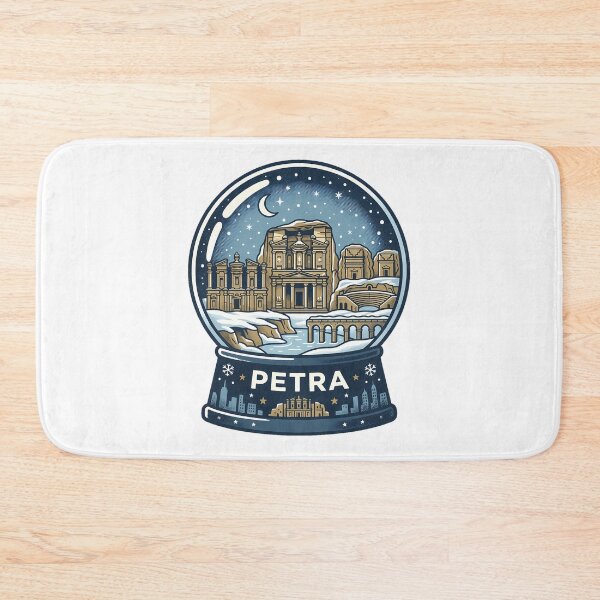 Item preview, Vintage Petra Snow Globe Travel Badge designed and sold by k3rstman1.