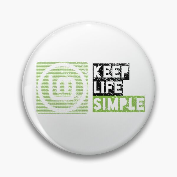 Item preview, Linux Mint - Keep Life Simple // White BG designed and sold by WR Design.