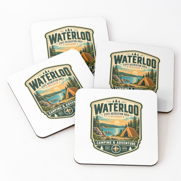 Item preview, Waterloo State Recreation Area Michigan Camping & Adventure Est. 1970 Outdoor Explorer Travel designed and sold by kristyparkStar3.