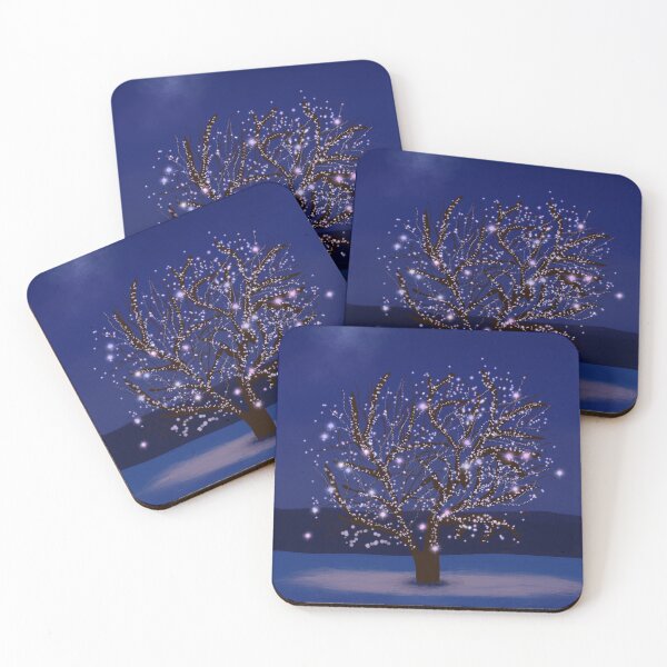 Item preview, Enchanted Starlight Winter Tree designed and sold by Naphat Goods.