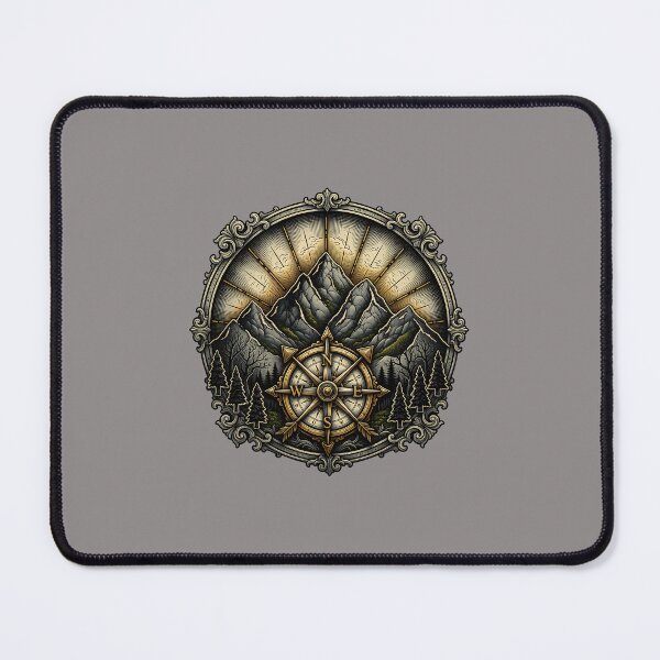 Item preview, Mountain Compass Adventure Emblem Tee-86 designed and sold by KarlLudwigeidl.