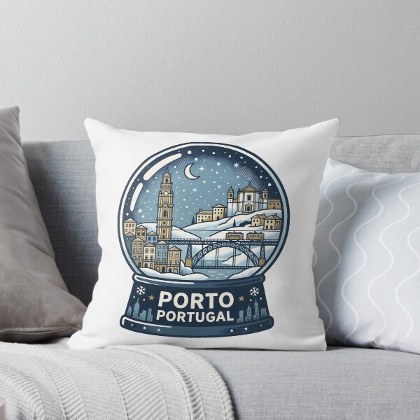 Item preview, Vintage Porto Snow Globe Travel Badge designed and sold by k3rstman1.