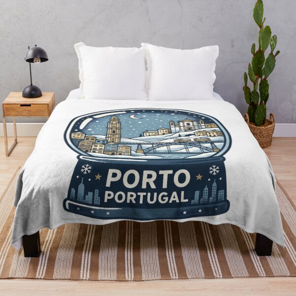 Item preview, Vintage Porto Snow Globe Travel Badge designed and sold by k3rstman1.