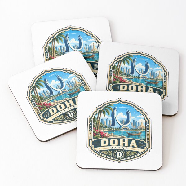 Item preview, Doha Qatar Travel Souvenir City Destination For Travelers Visitors designed and sold by kristyparkStar3.
