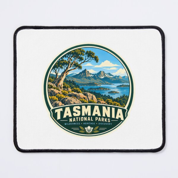 Item preview, Tasmania National Parks Wilderness Heritage Discovery Australia Traveler Souvenir designed and sold by kristyparkStar3.