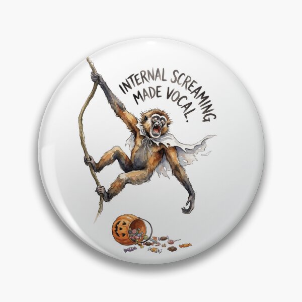 Item preview, Screaming Spider Monkey Halloween designed and sold by Tiffany Roy.