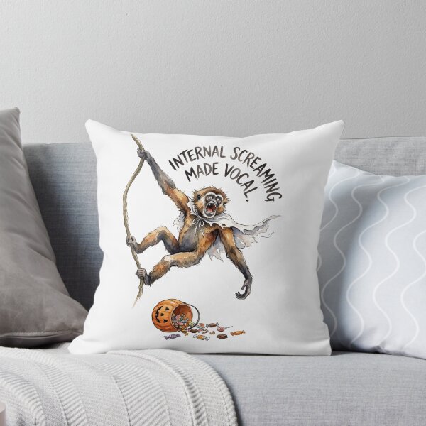 Item preview, Screaming Spider Monkey Halloween designed and sold by Tiffany Roy.