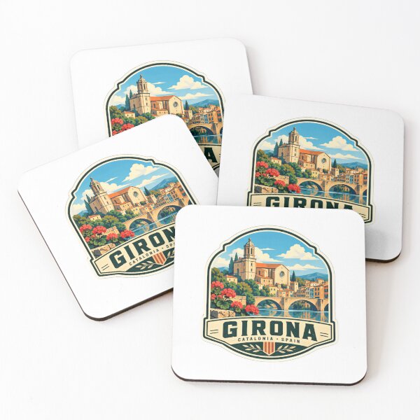 Item preview, Girona Catalonia Spain Travel Souvenir European City Landmark designed and sold by kristyparkStar3.