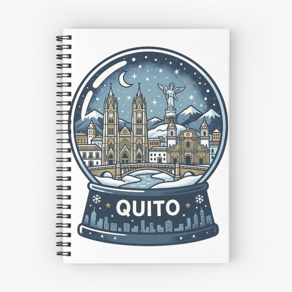 Item preview, Vintage Quito Snow Globe Travel Badge designed and sold by k3rstman1.
