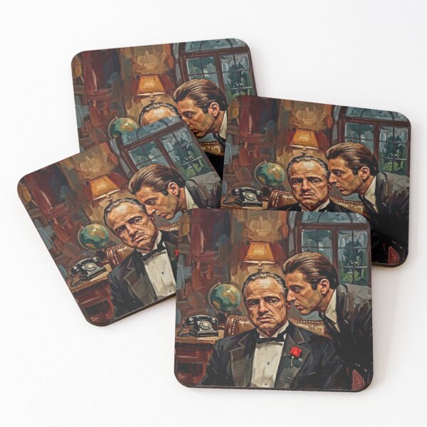 Item preview, The Godfather Crime Drama Fine Art Tribute designed and sold by Art's Diner.