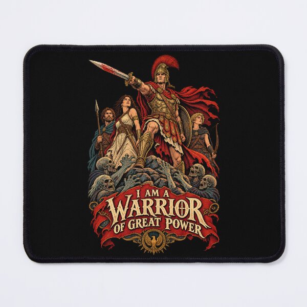 Item preview, I Am a Warrior of Great Power – Roman Warrior Zombie Apocalypse designed and sold by Hecate Emporium.