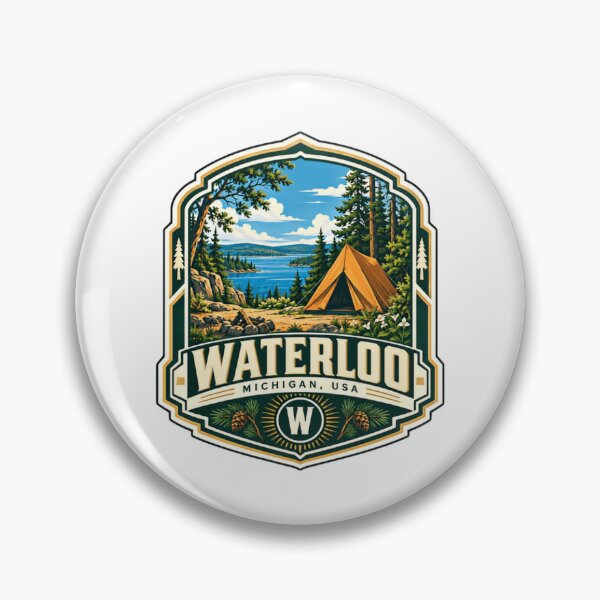 Item preview, Waterloo Michigan USA Camping Outdoors Travel State Park designed and sold by kristyparkStar3.