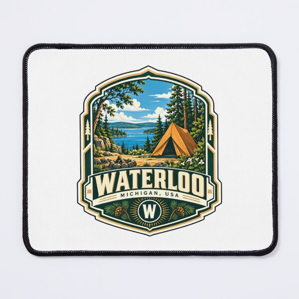 Item preview, Waterloo Michigan USA Camping Outdoors Travel State Park designed and sold by kristyparkStar3.