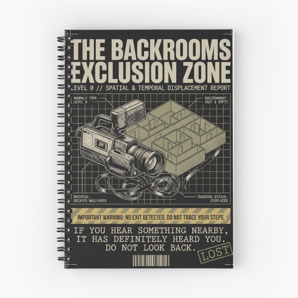 Item preview, The Backrooms Exclusion Zone Infinite Yellow Maze Survival Parody designed and sold by Mircea786.
