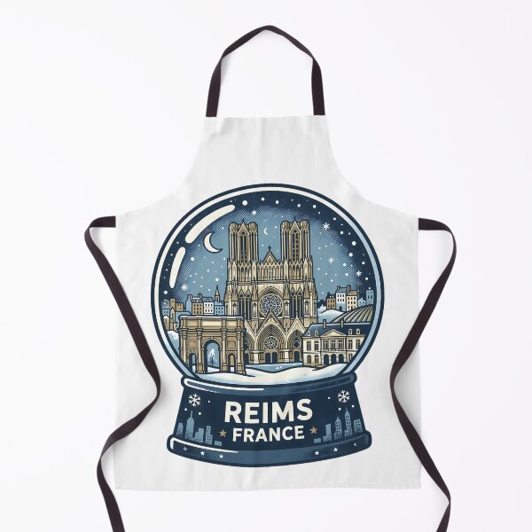 Item preview, Vintage Reims Snow Globe Travel Badge designed and sold by k3rstman1.