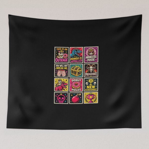 Item preview,  Vintage Dungeon Crawler Carl Postage Stamps LitRPG Fantasy  designed and sold by QuirkNestHalls.