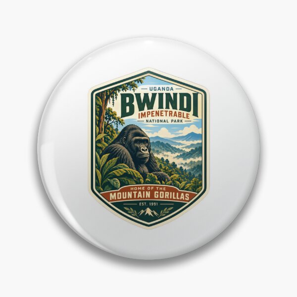 Item preview, Uganda Bwindi Impenetrable National Park Home Of The Mountain Gorillas Est. 1991 Wildlife Safari Travel designed and sold by kristyparkStar3.