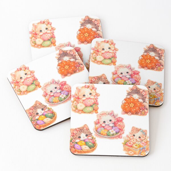 Item preview, korea lucky food kitty design designed and sold by sara747.