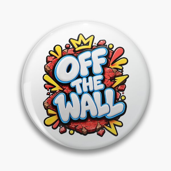 Item preview, Off The Wall 3D Graffiti Typography and Cracked Brick Pop Art Logo designed and sold by StormVape.