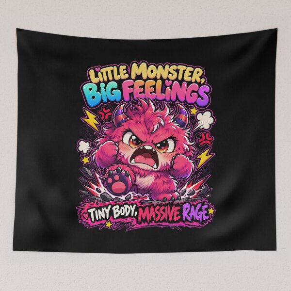 Item preview, LMBF - Angry Little Monster Tiny Body Massive Rage designed and sold by aventi24.