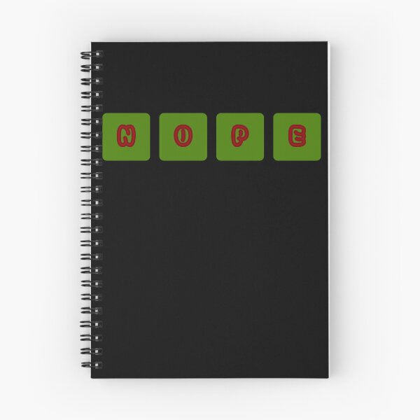 Item preview, NOPE Funny Sarcastic Mood Typography designed and sold by Detroja Typography.