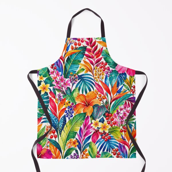 Item preview, Vibrant Tropical Watercolor Pattern - Hibiscus Monstera Botanical designed and sold by VYBEHAUS.