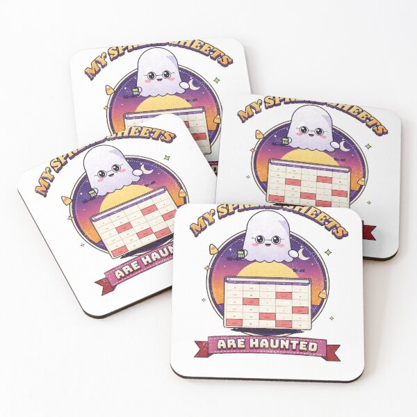 Item preview, My Spreadsheets Are Haunted Ghost Accountant Halloween designed and sold by MiniSaga Shop.