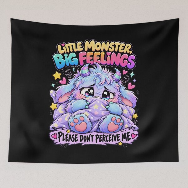 Item preview, LMBF - Shy Cute Monster Please Don't Perceive Me designed and sold by aventi24.