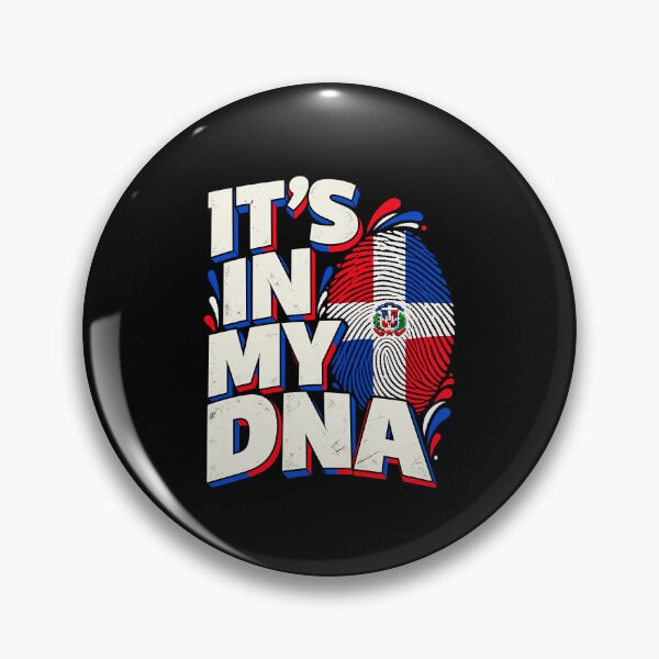 Item preview, Dominican Republic Its In My DNA Fingerprint Pride Design designed and sold by stmpdwrld.