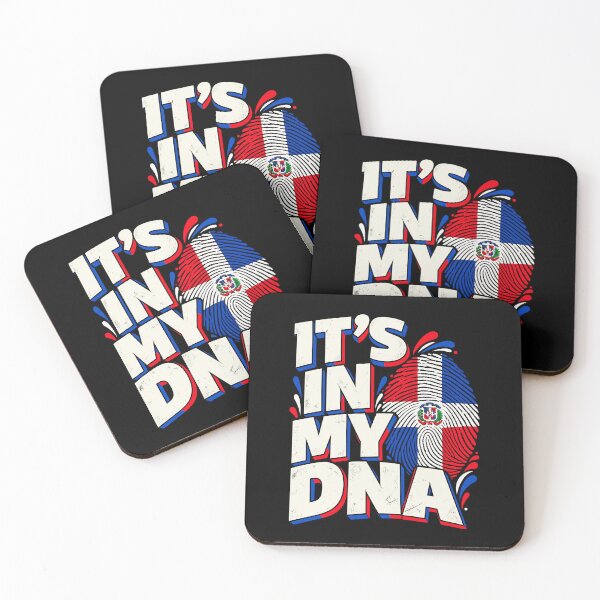 Item preview, Dominican Republic Its In My DNA Fingerprint Pride Design designed and sold by stmpdwrld.