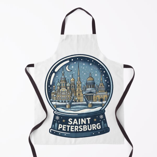 Item preview, Vintage Saint Petersburg 2 Snow Globe Travel Badge designed and sold by k3rstman1.