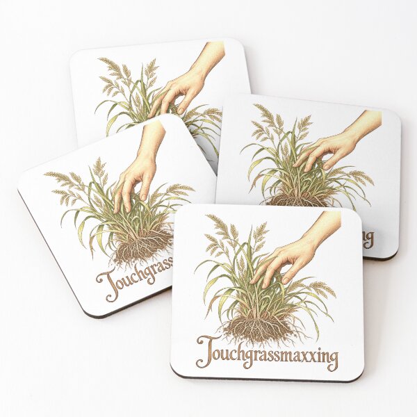 Item preview, The Touch Some Grass Maxxing Joke designed and sold by elderberry.