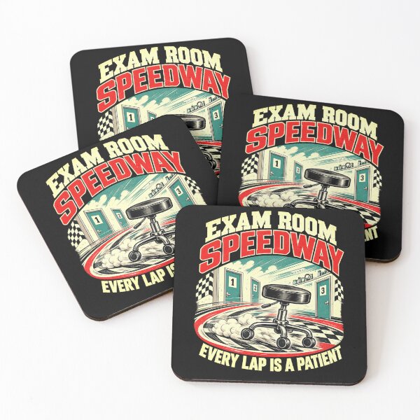 Item preview, Medical Exam Room Speedway and the Patient Lap Joke designed and sold by elderberry.