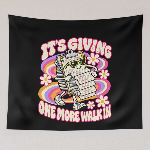 Item preview, One Extra More Walk-In Patient Intake Clinic Humor designed and sold by elderberry.
