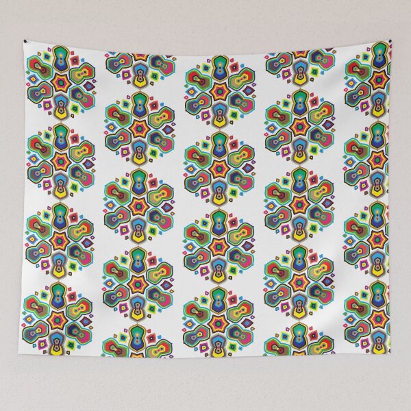 Item preview, Colorful Geometric Abstract Mandala Art-2 designed and sold by GrafecShop.