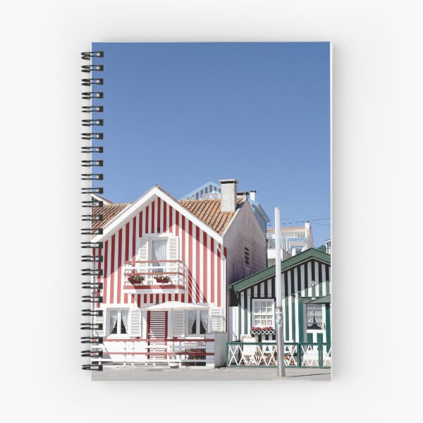 Item preview, Candy striped houses designed and sold by Marylou Badeaux.