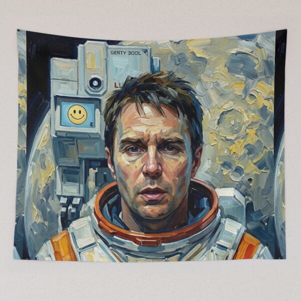 Item preview, Moon Sci-Fi Drama Fine Art Tribute designed and sold by Art's Diner.