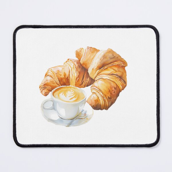 Item preview, Charming Watercolor Croissants Sticker - French Pastry Art designed and sold by Papsin.